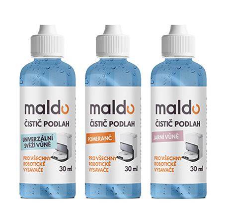 Maldo čisticí prostředek na podlahy pro samočisticí stanice – zkušební sada vůní (3x30 ml)